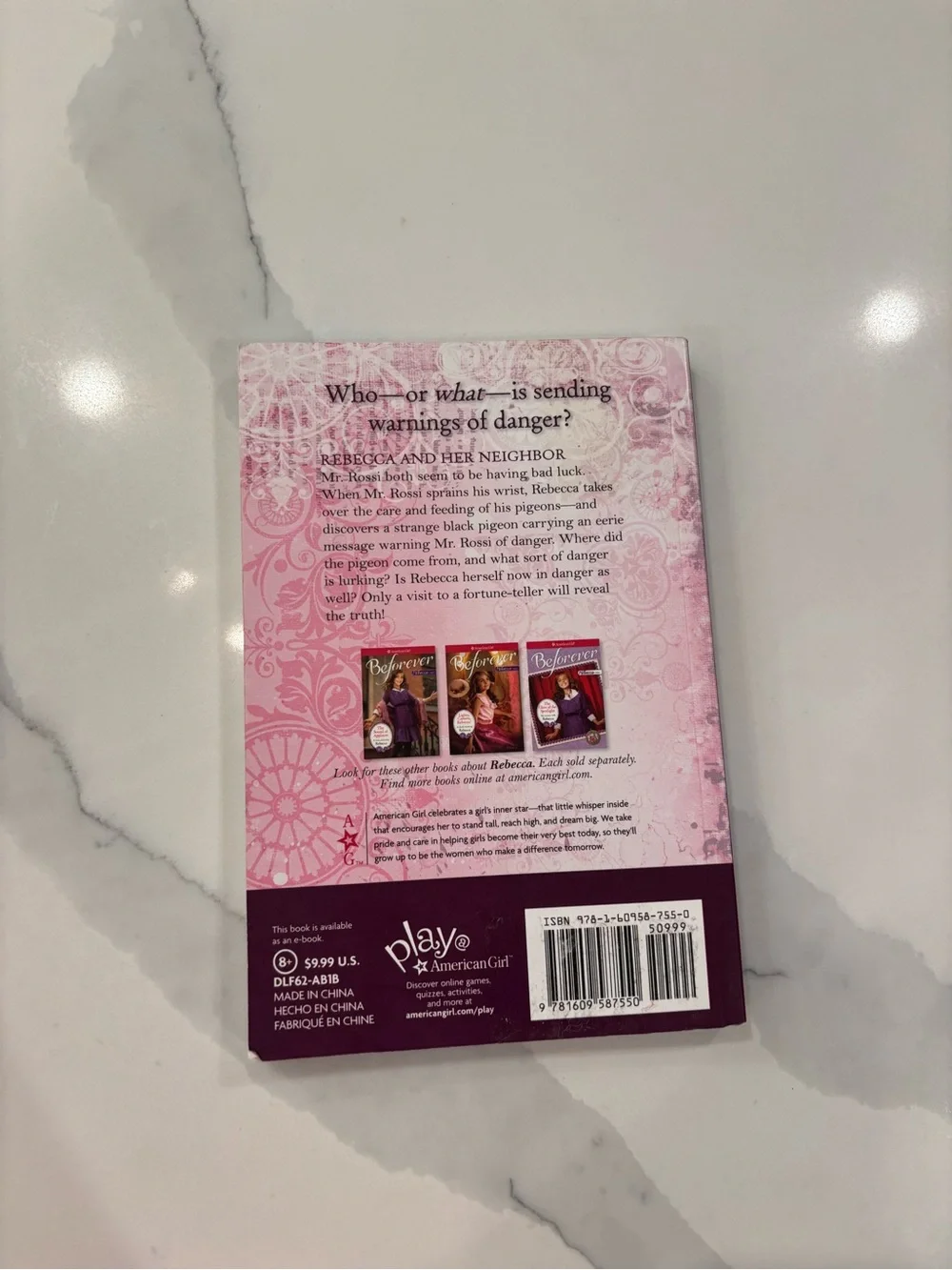 American Girl Beforever Book Trio - Red and Orange Accents